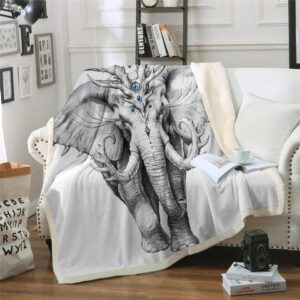 Decke Elefant Abstraktes Motiv