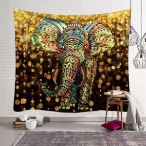 Wandbehang Elefant Groß & Farbig