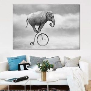 Leinwandbild Elefant Wanddekoration