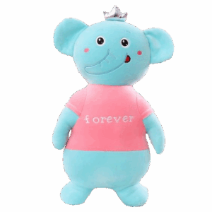 Kuscheltier Elefant Blau