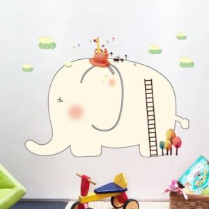 Wandsticker Elefant Babyzimmer