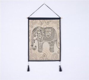 Poster Elefant Afrika Ethno