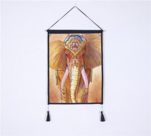 Poster Elefant Ethno